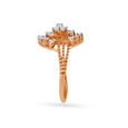 Floral Magnificence Diamond Finger Ring 3