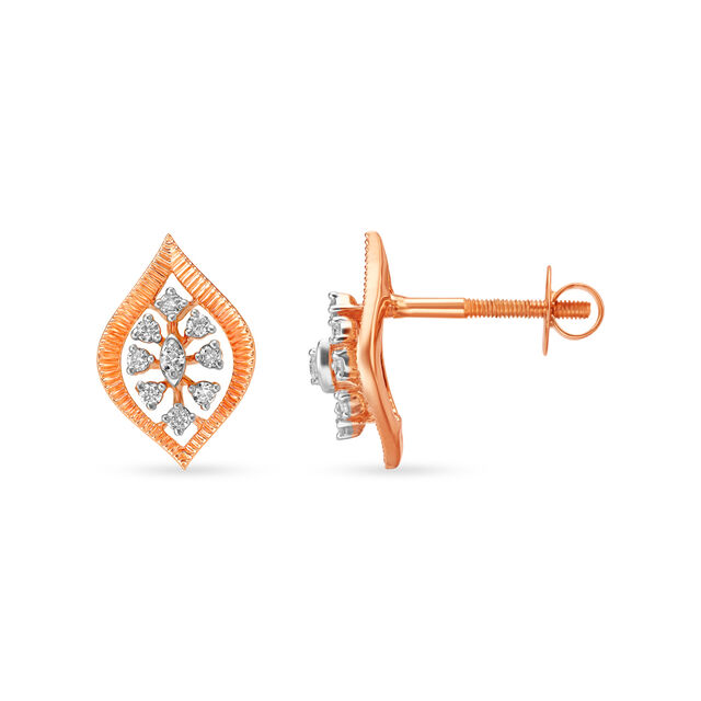 Dainty Teardrop Stud Earrings 2