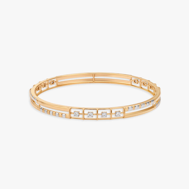 Dual Symphony Diamond Bangle 