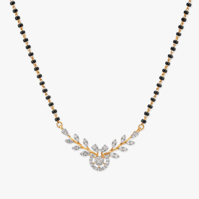 Ethereal Paisley Diamond Mangalsutra 