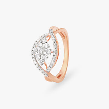 Contemporary Diamond Finger Ring