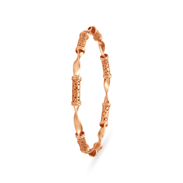 Charming Twisted Round Bangle 2