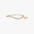Radiant Flow Diamond Bangle 