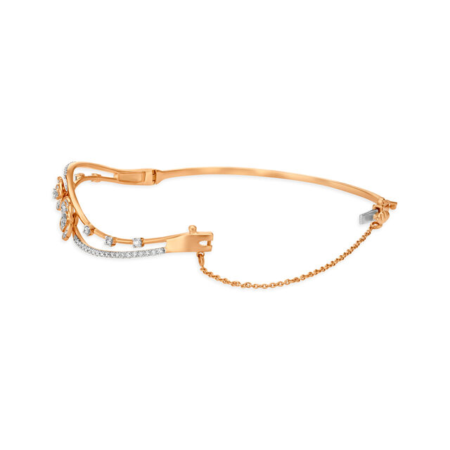 Floral Diamond Bangle