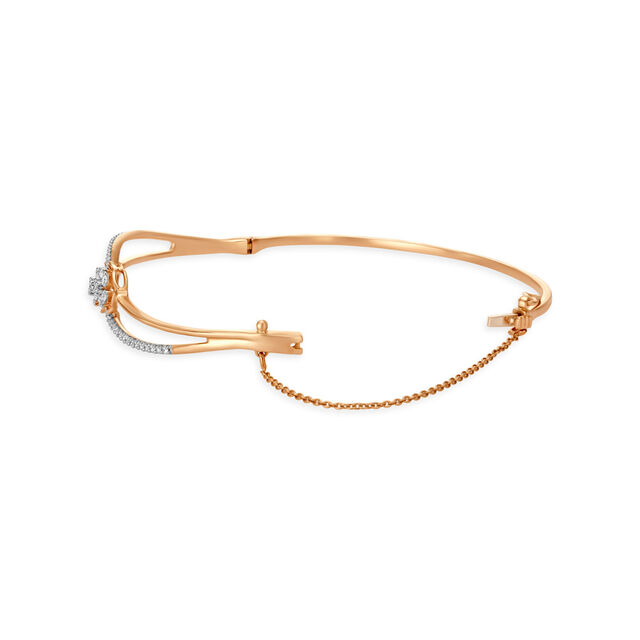 Sophisticated Bloom Diamond Bangle