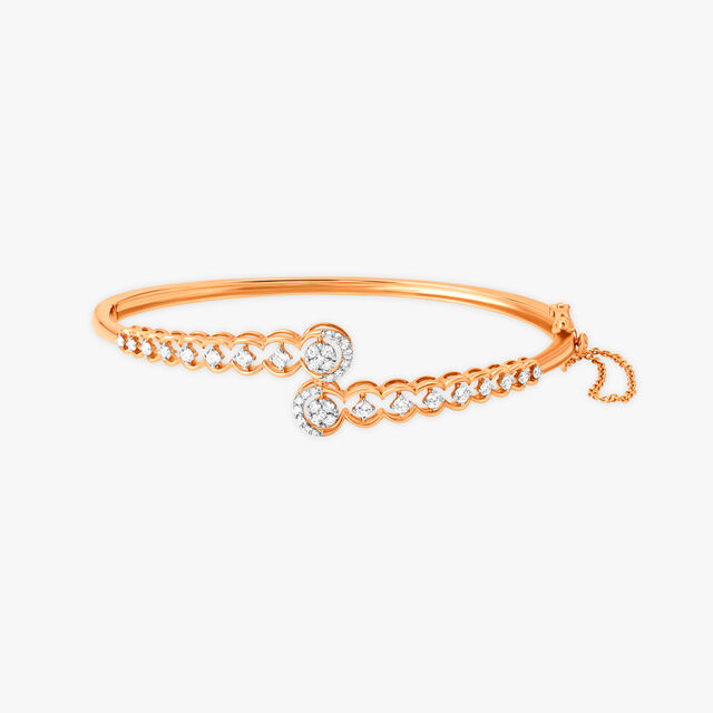 Splendid Radial Diamond Bangle