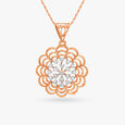 Poised Floral Diamond Pendant and Earrings Set,,hi-res 2