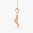 Sunburst Diamond Pendant and Earrings Set 3