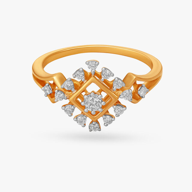 Dainty Opulent Diamond Ring