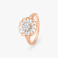 Floral Diamond Finger Ring 
