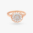 Floral Diamond Finger Ring 2