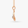 Floral Geometry Diamond Pendant 2