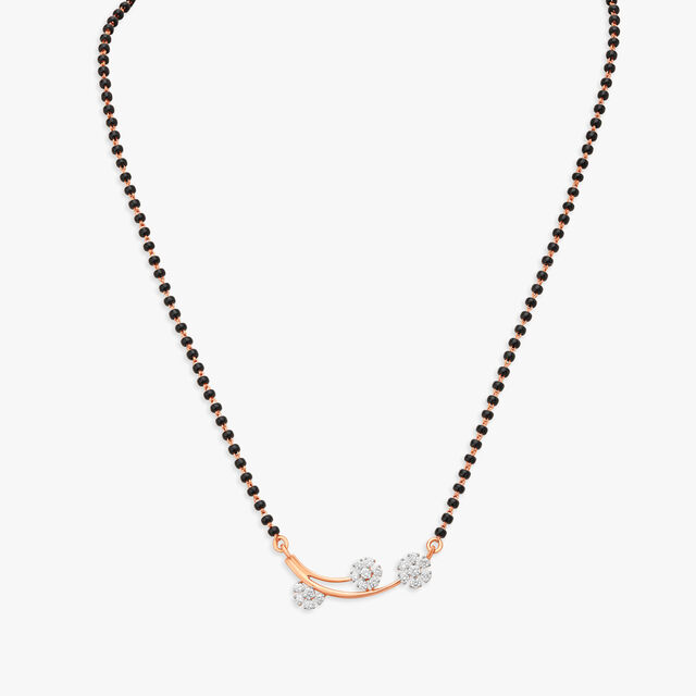Blooming Romance Diamond Mangalsutra