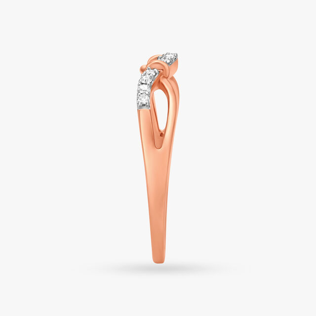 Gentle Weave Diamond Ring