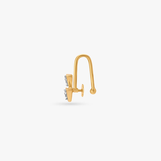 Subtle Diamond Nose Pin 4