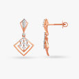Sophisticated Geometric Diamond Drop Earrings 2