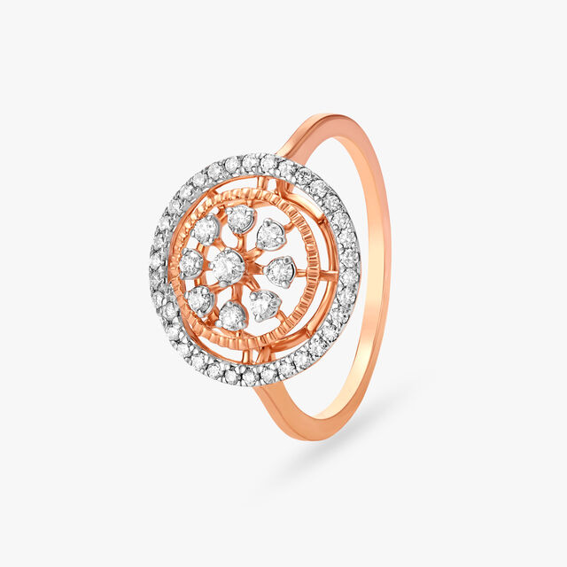 Traditional Wheel Diamond Ring