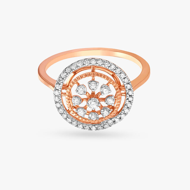 Traditional Wheel Diamond Ring
