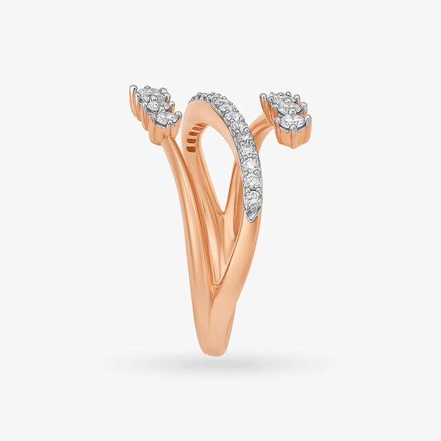 Twists & Curves Diamond Ring 4