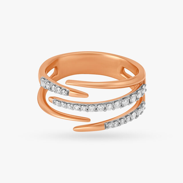 Classy Claw Diamond Ring 3