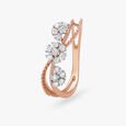 Contemporary Crossover Diamond Ring 