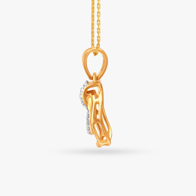 Charming Bell Diamond Pendant 2