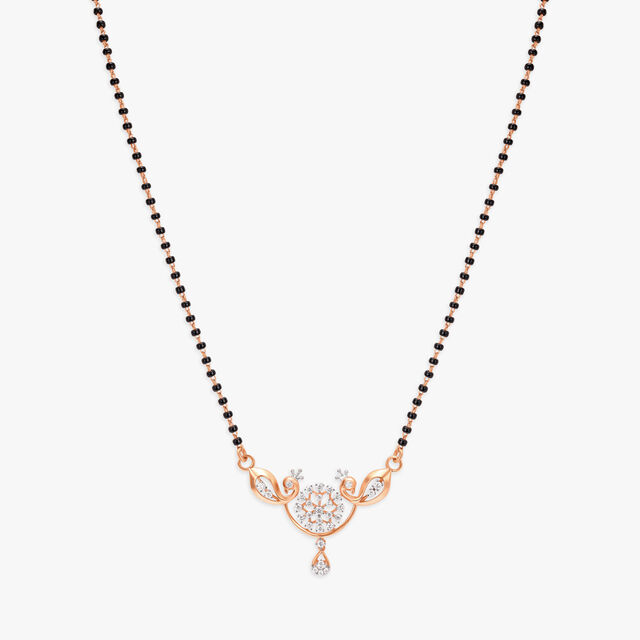 Blooming Peacock Diamond Mangalsutra 3