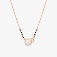 Interconnected Brilliance Diamond Mangalsutra 
