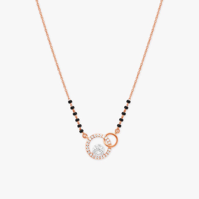 Interconnected Brilliance Diamond Mangalsutra 