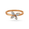 Butterfly Rose Gold and Diamond Finger Ring,,hi-res 4