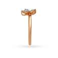 Butterfly Rose Gold and Diamond Finger Ring,,hi-res 5