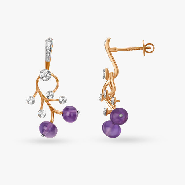 Dream of Lavender Drop Earrings 3