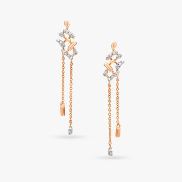 A Radiant Sight Drop Earrings