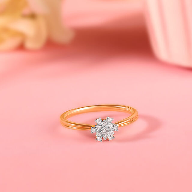 Dainty Dazzle Diamond Ring 