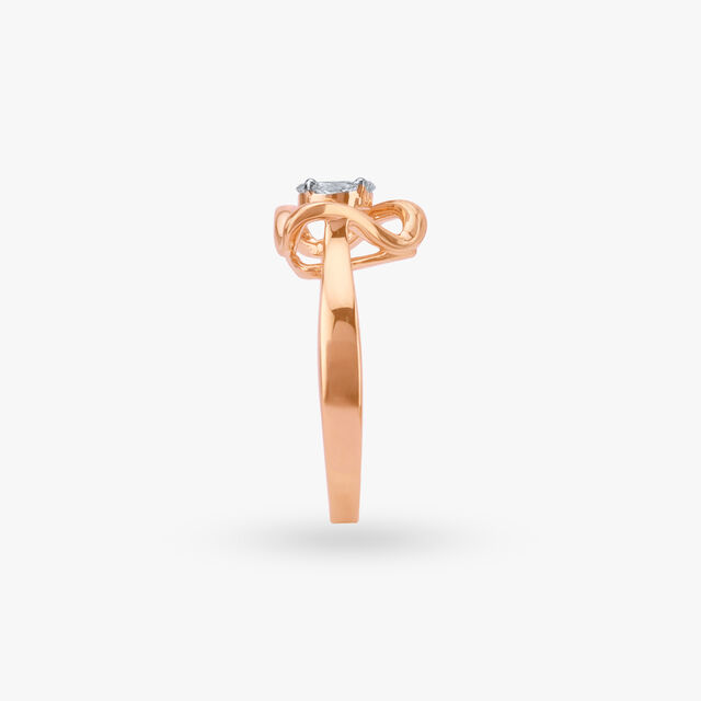 Sculpted Grace Diamond Ring 3