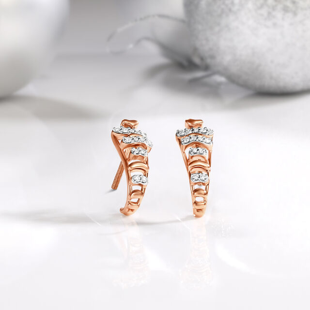 Radiant Soiree Hoop Earrings 