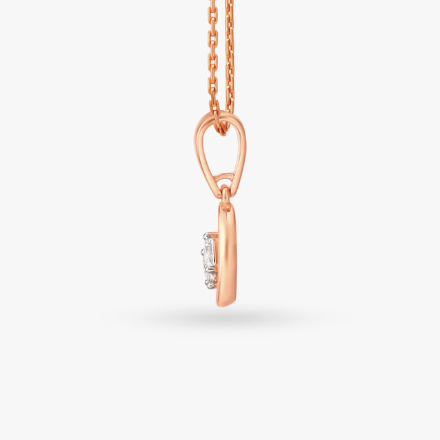 Charming Heart Diamond Pendant 2