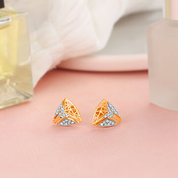 Slender Stud Earrings