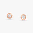 Sculptural Brilliance Diamond Stud Earrings 