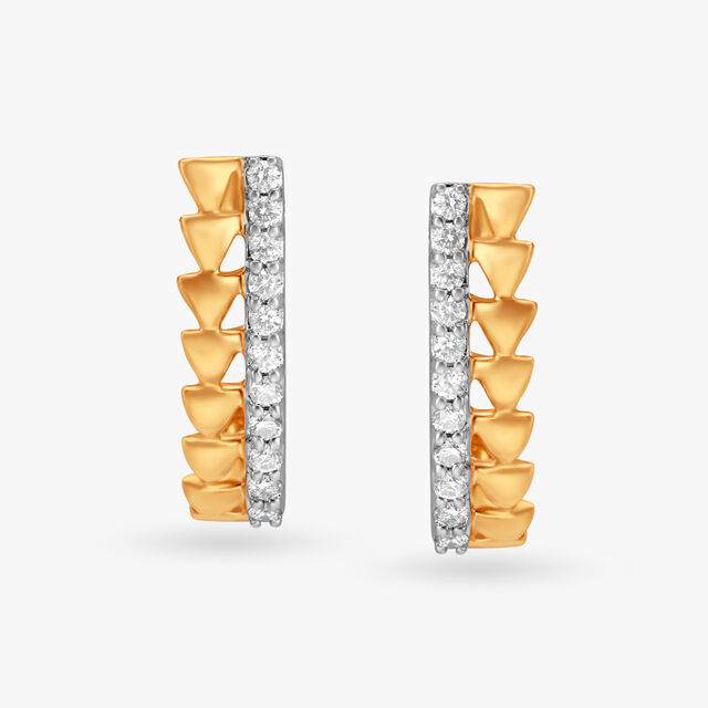 An Array of Diamonds Stud Earrings 