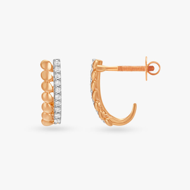 Easy Glam Diamond Stud Earrings