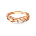 Subtle Crossover Finger Ring 2