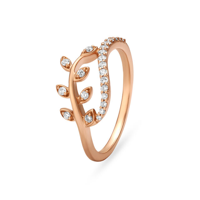 Serene Diamond Finger Ring 