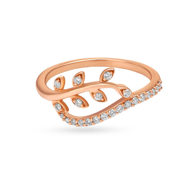 Serene Diamond Finger Ring 2