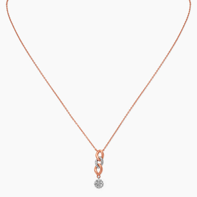 Sparkling Pendant with Chain 