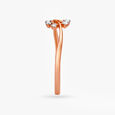 Minimal Floral Diamond Ring,,hi-res 3