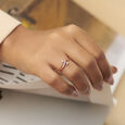 Dainty Triangles Diamond Ring,,hi-res 2