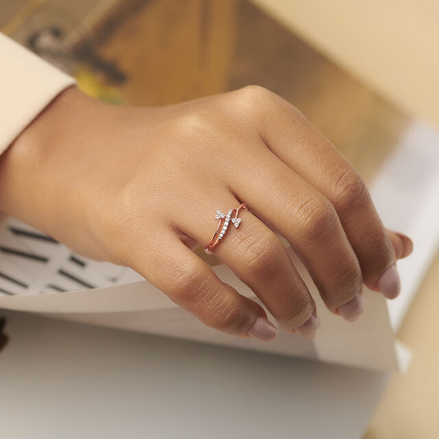 Dainty Triangles Diamond Ring,,hi-res 2