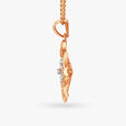 Traditional Floral Diamond Pendant,,hi-res 2