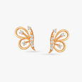 Enchanting Butterflies Diamond Stud Earrings 2